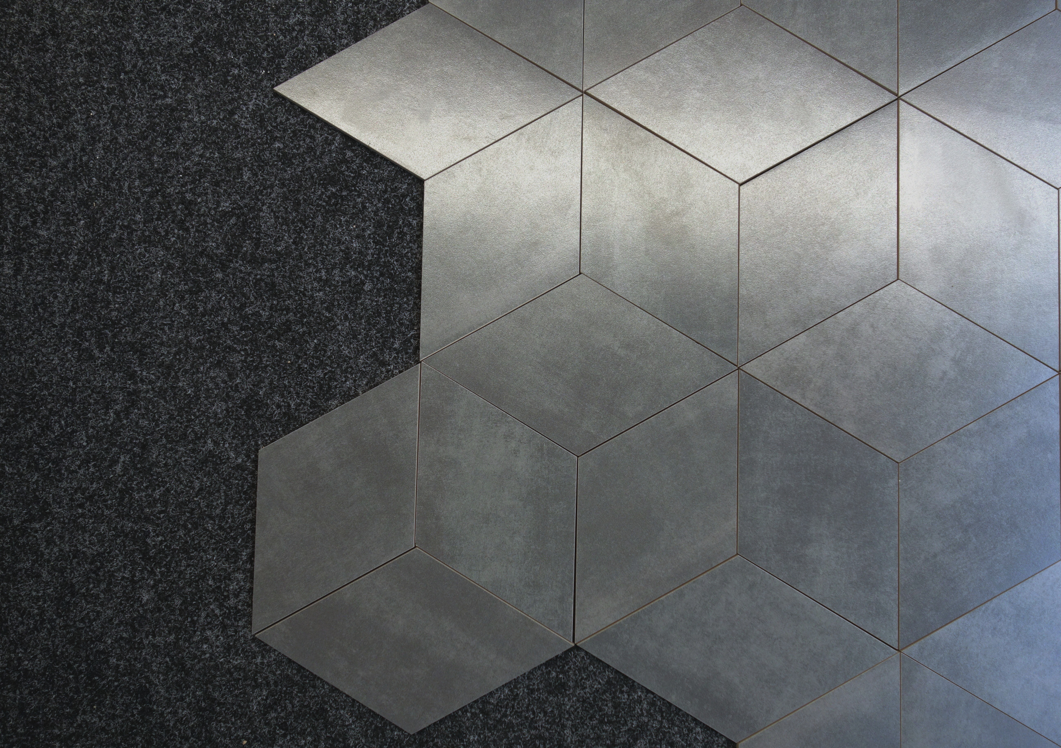 płytki romby ROMBUS S-LINE GREY 27x15,5 szary