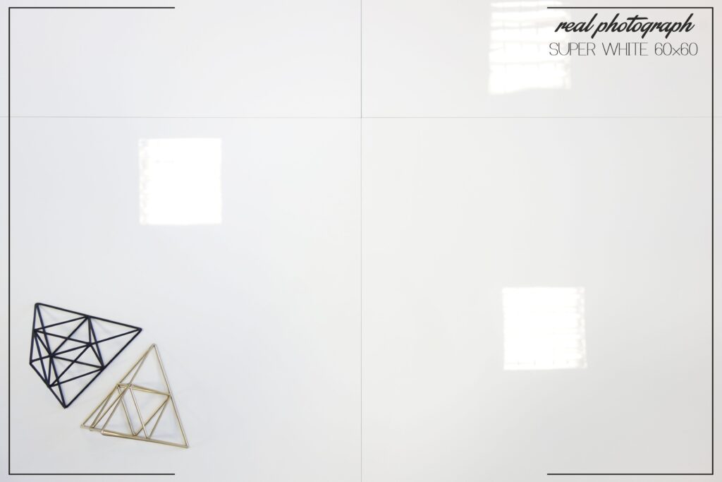 gres szkliwiony biały