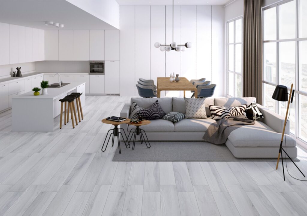 PŁYTKI DREWNOPODOBNE BIAŁE