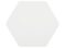 płytki heksagonalne BESTILE białe TOSCANA BLANCO 25x28