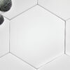 płytki heksagonalne BESTILE białe TOSCANA BLANCO 25x28