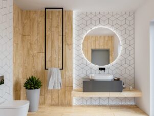 płytki ROMBUS WHITE MAT RISCO 24x14