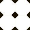 płytki patchwork oktagonalne OXFORD NEGRO 33,3x33x3 gat.1