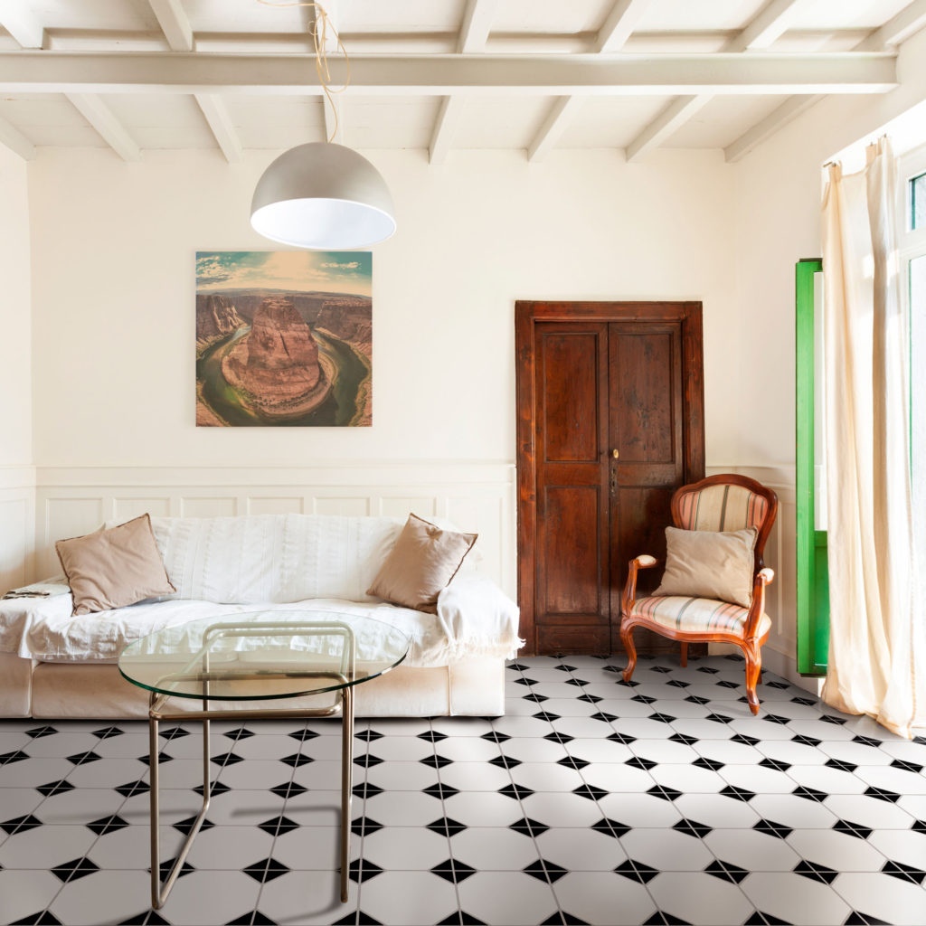 płytki patchwork oktagonalne