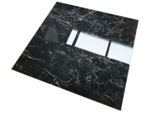 płytki imitujące czarny marmur RADON 120x120 POLER