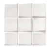 płytki 3D białe PATTERN WHITE BLANCO 33x33