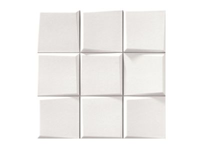płytki 3D białe PATTERN WHITE BLANCO 33x33