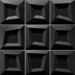 płytki 3D CZARNE FRAME NERO 33x33