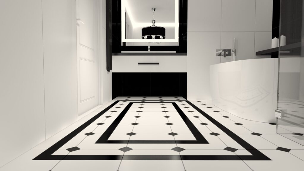 OKTAGON BIAŁY SATYNOWY