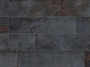 gres 3D decor COSTRUIRE NERO METALO 120x30