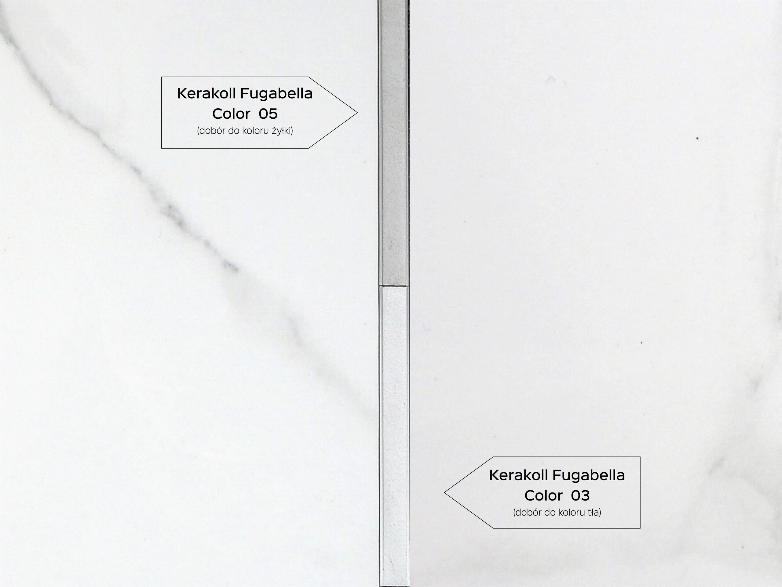 fugi do płytki calacatta