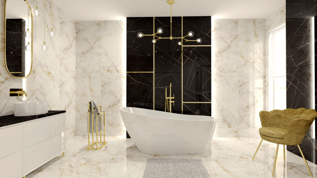 gres CUARZO RENO aranżacja