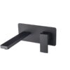BESCO bateria umywalkowa podtynkowa MODERN VARIUM czarny matt