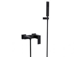 BESCO bateria wannowa MODERN VARIUM czarny matt