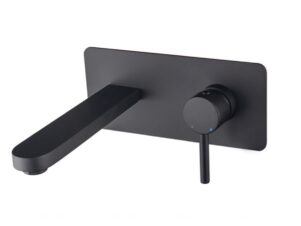 BESCO bateria umywalkowa podtynkowa DECCO czarny matt