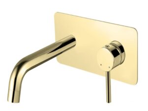 BESCO bateria umywalkowa podtynkowa ILLUSION złota