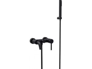 BESCO bateria wannowa ILLUSION czarny matt