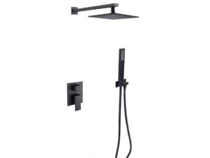 BESCO zestaw prysznicowy MODERN VARIUM II czarny matt