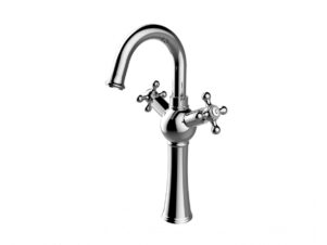 BESCO bateria umywalkowa RETRO I chrom