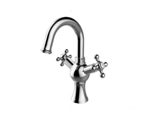 BESCO bateria umywalkowa RETRO II chrom