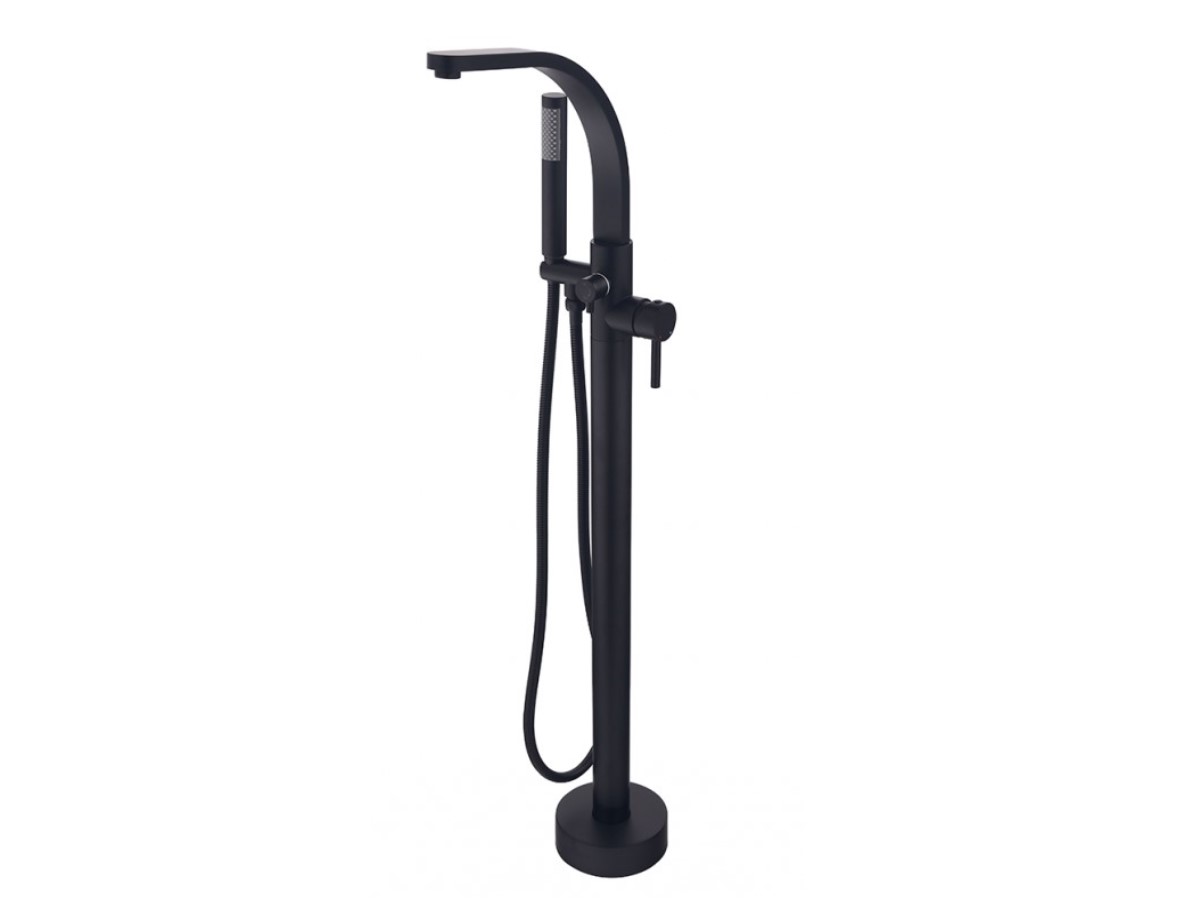 BESCO bateria wannowa wolnostojąca DECCO II czarny matt