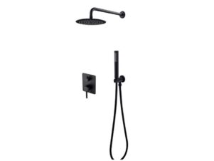 BESCO zestaw prysznicowy DECCO ILLUSION I czarny matt