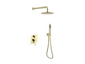 BESCO zestaw prysznicowy DECCO ILLUSION II złoty
