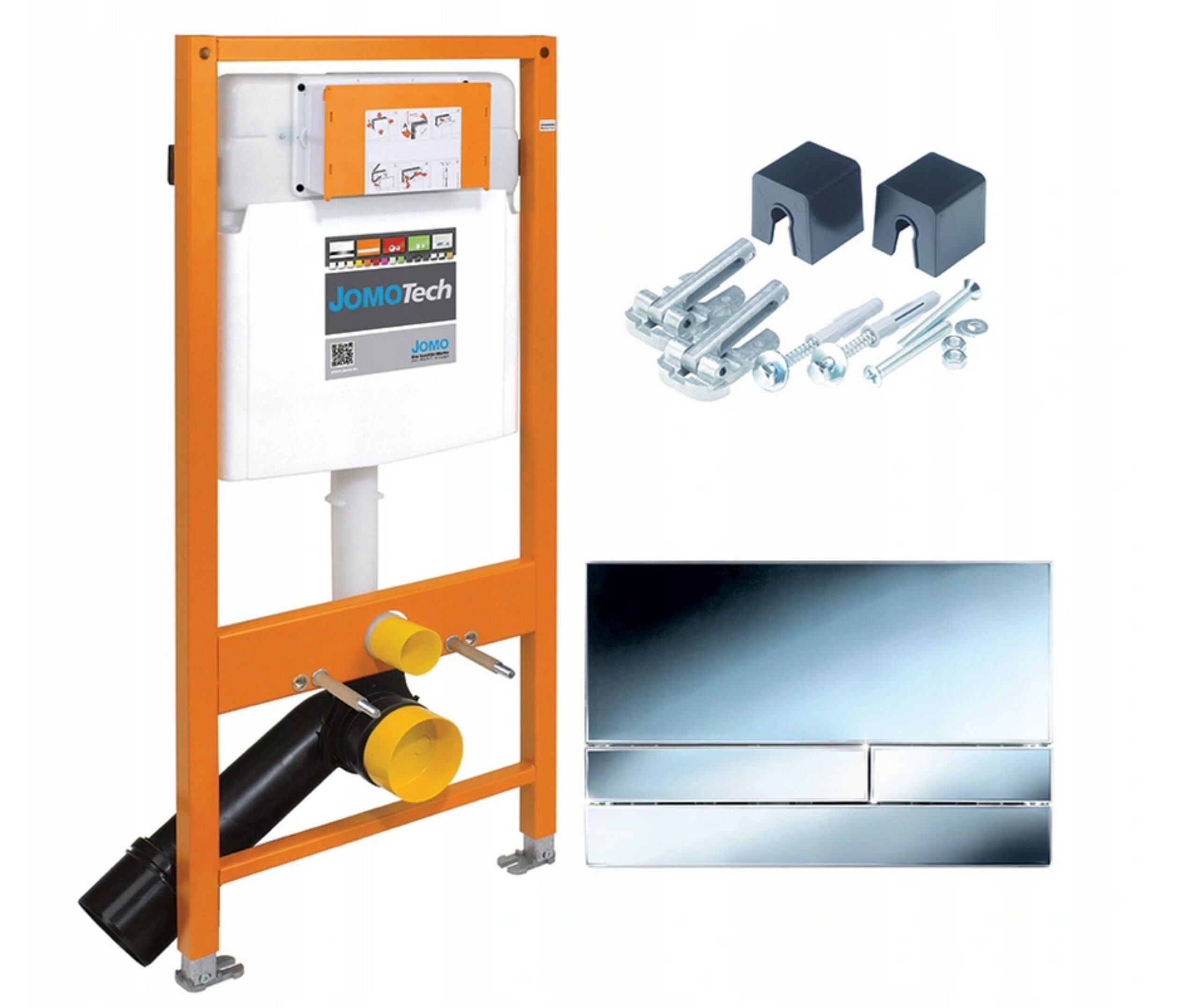 Stelaż WC JOMO Werit 4w1 przycisk Exclusive 2.0 CHROM