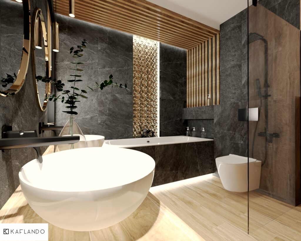 płytki imitujące łupek