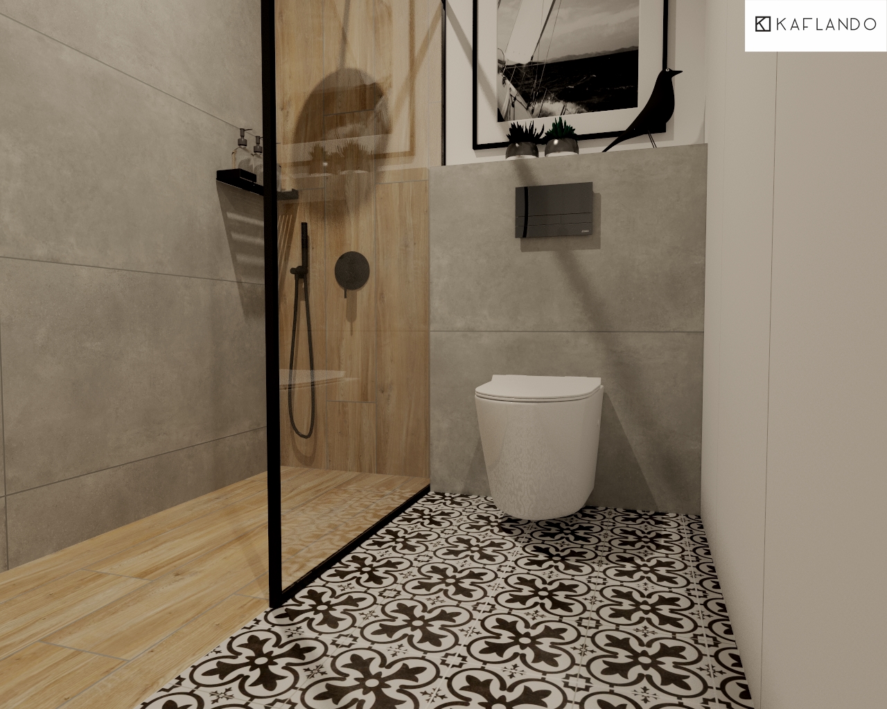 płytki patchwork do łazienki