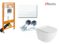 ZESTAW 5w1 Miska SOFI + Stelaż WC JOMO przycisk biały