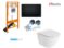 ZESTAW 5w1 Miska SOFI + Stelaż WC JOMO przycisk CZARNY
