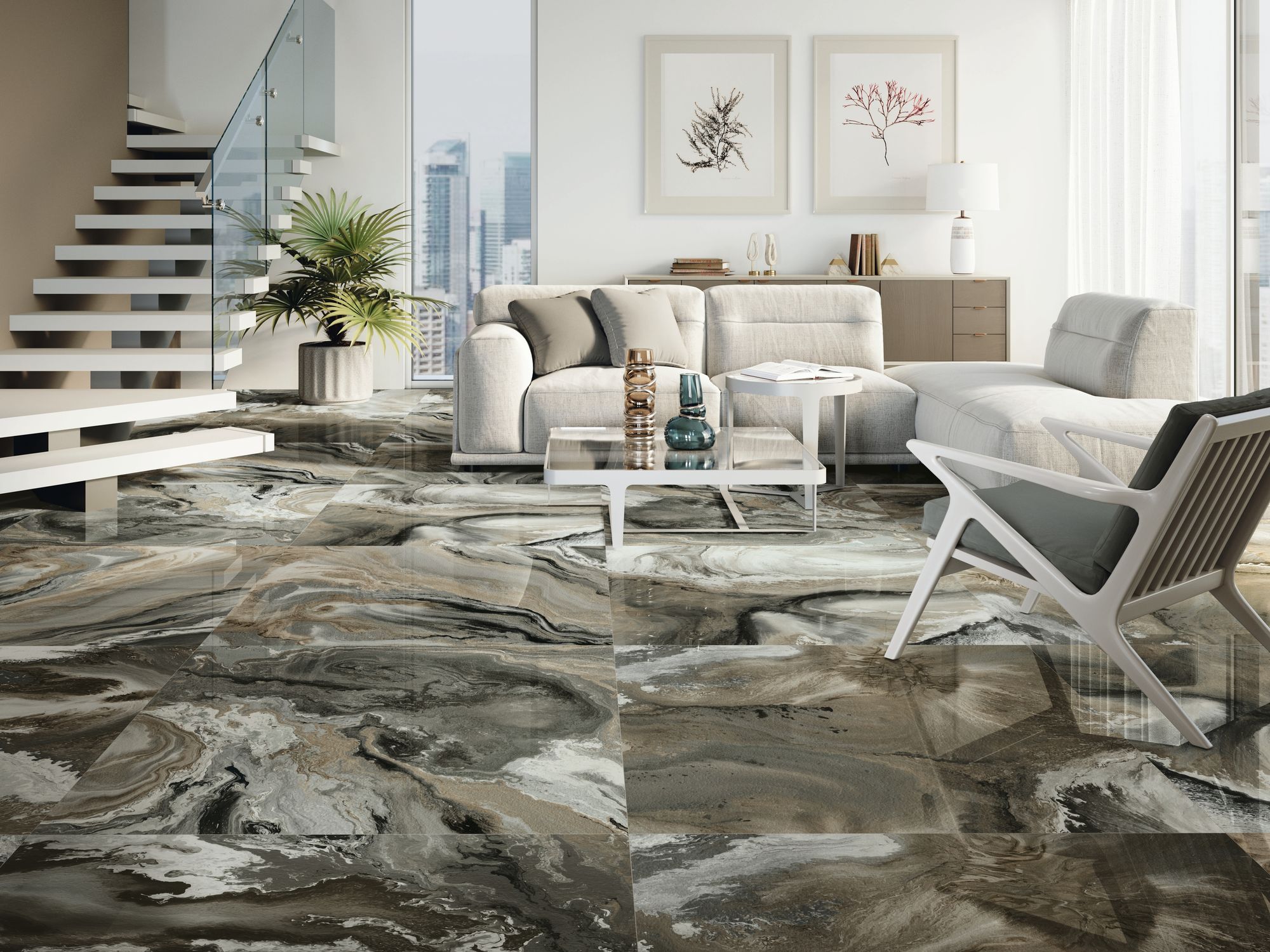 gres NEXIDE Brown 120x120 POLER