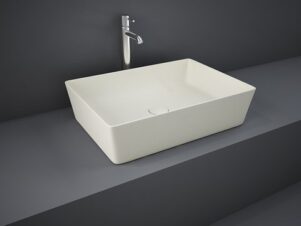 umywalka nablatowa beżowa RAK- FEELING prostokątna 50 cm