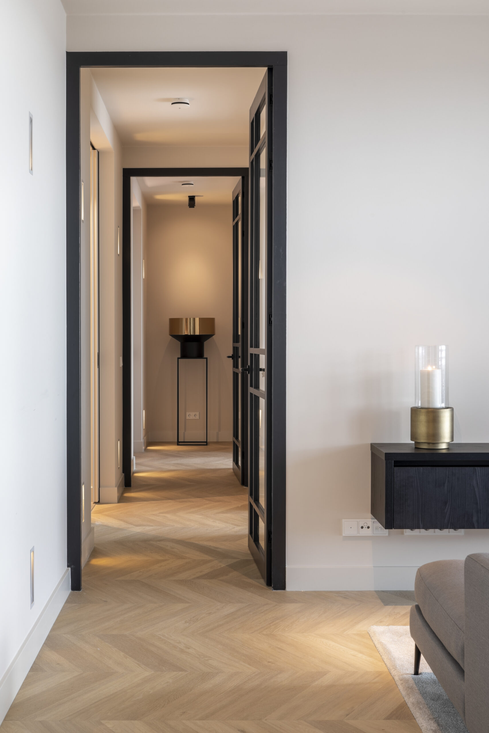 Panele winylowe chevron dąb