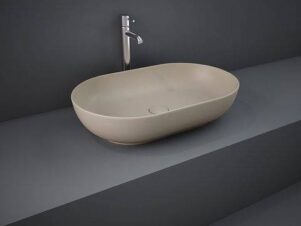 umywalka nablatowa cappuccino RAK- FEELING owalna slim 55