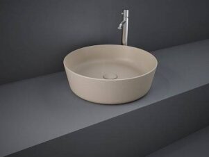 umywalka nablatowa cappuccino RAK- FEELING okrągła 42 cm
