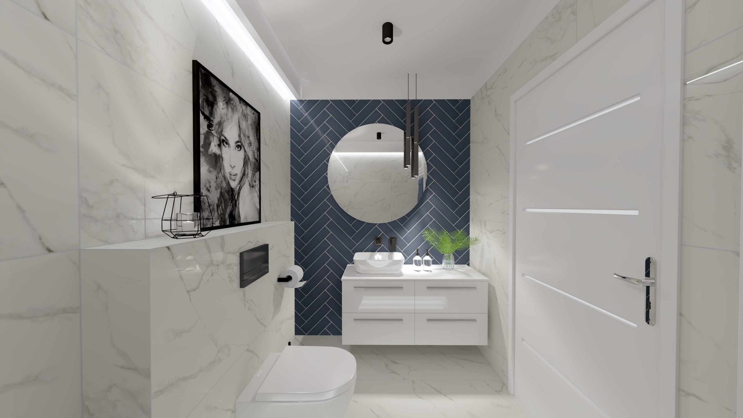 glazura stromboli płytki marmur biały