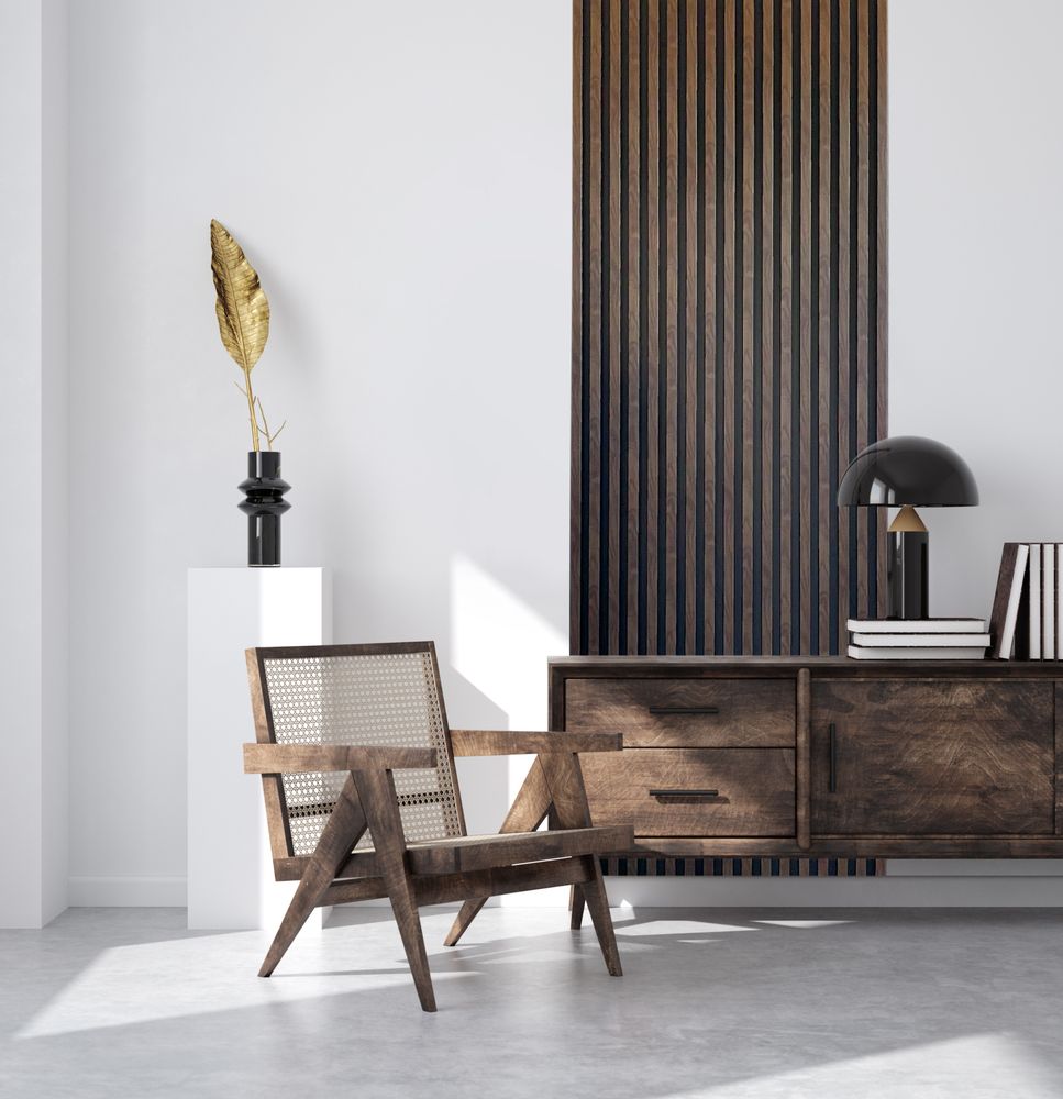 Lamele ścienne orzech VASCO 11,9x270