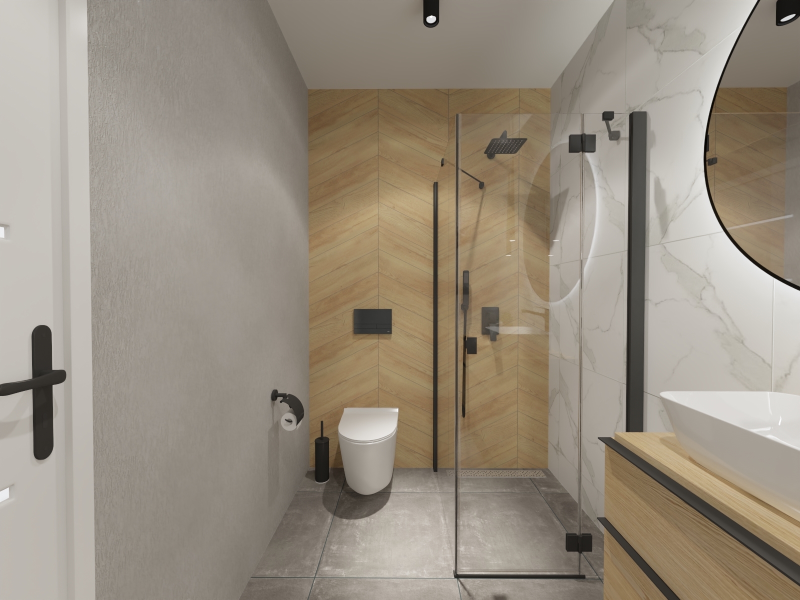 płytki chevron jodełka sajonia