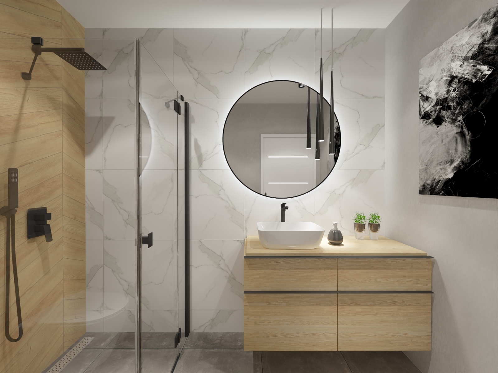 płytki chevron jodełka sajonia