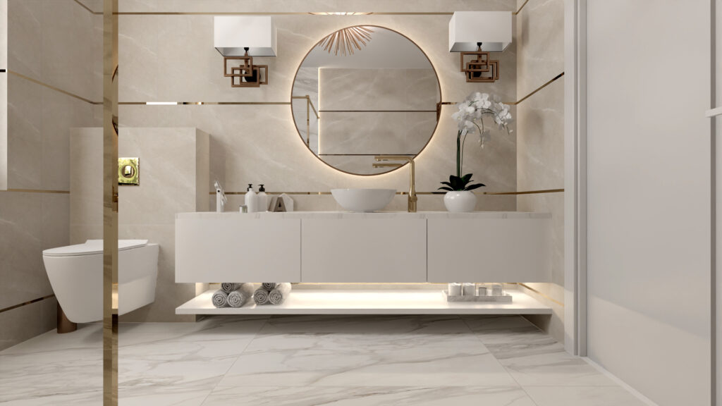 płytki w łazienkach