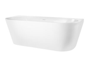 OLTENS wanna wolnostojąca DELVA 170x80 cm BIEL/CHROM