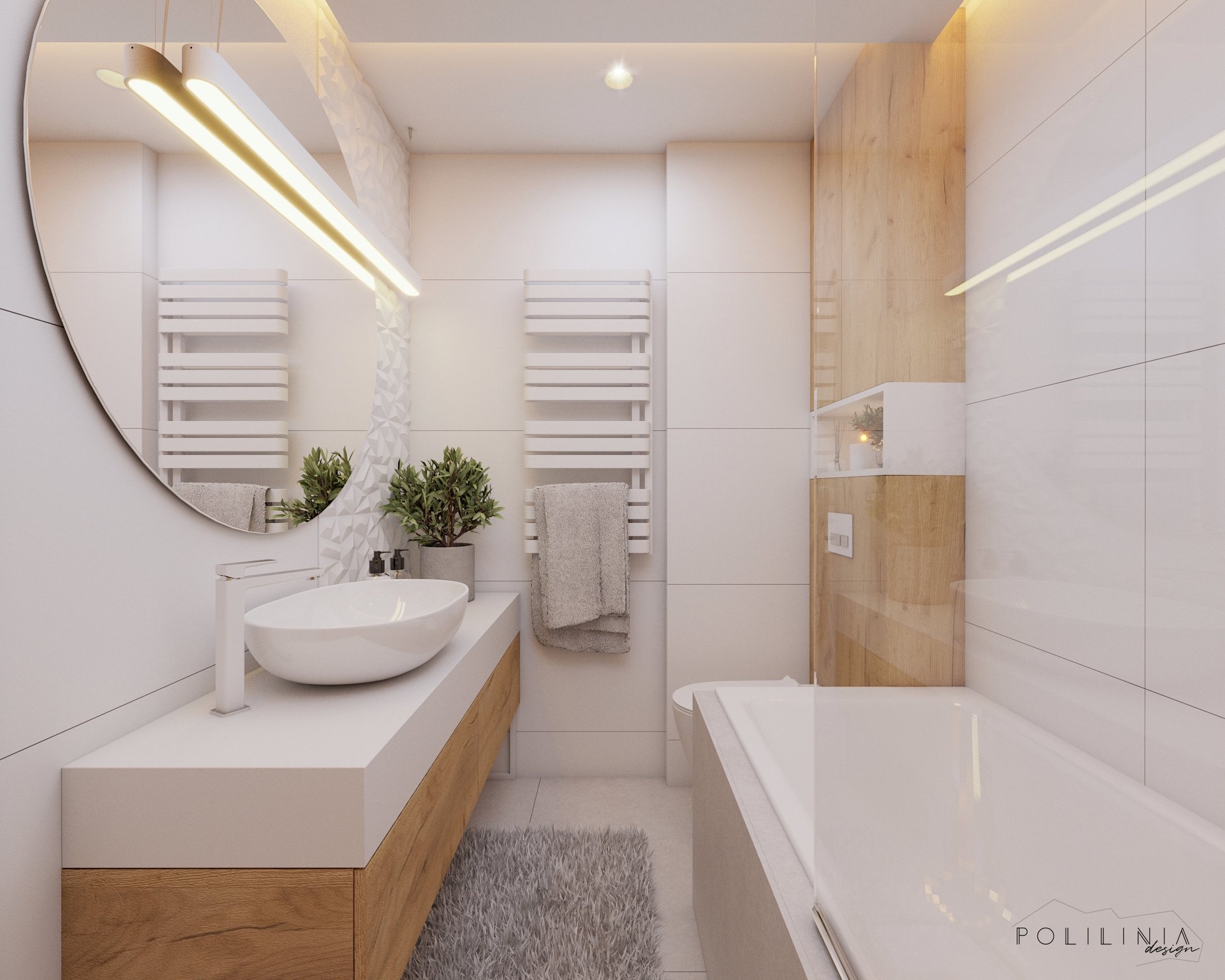 białe płytki w lazience