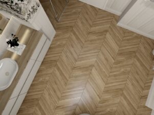 płytki CHEVRON RIVER ROBLE 57x15