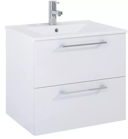 ELITA komplet  ROMA PLUS 60 cm 2S biały połysk