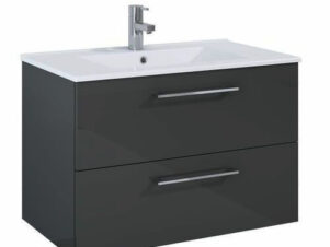 ELITA komplet ROMA PLUS 80 cm 2S antracyt połysk