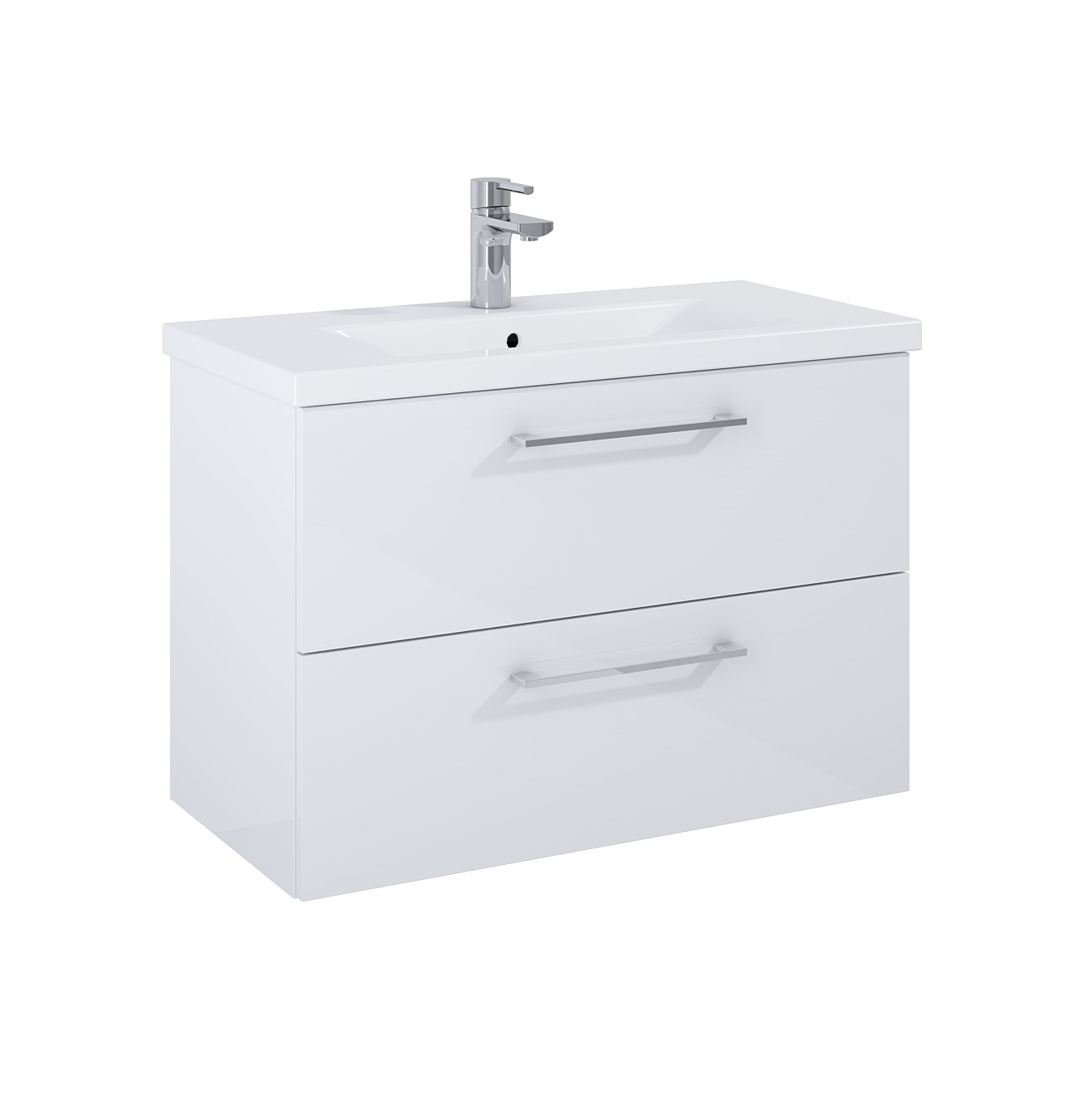 ELITA komplet ROMA PLUS COMPACT 80 cm 2S biały połysk