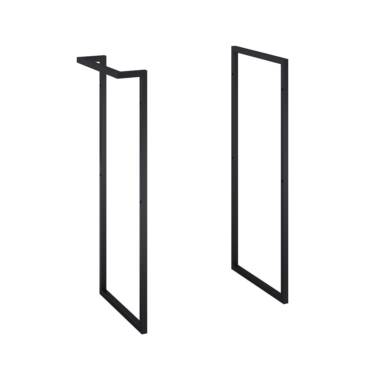 ELITA stelaż do szafek ROMA PLUS COMPACT komplet 2 sztuki czarny mat