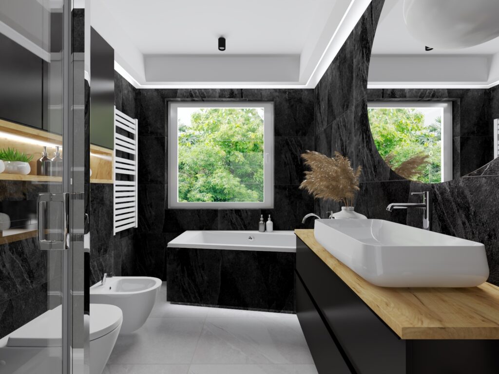 płytki w łazienkach